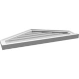 Peaked Surface Mount Signature Urethane Non-Functional Gable Vent 7/12 Pitch Primed Tan