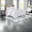 Elegant White King Bedding Sets, Microfiber Ruffles For Home