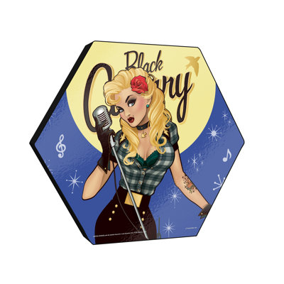 «Justice League» (Bombshells - Black Canary), impression sur bois