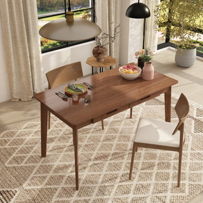 47.2" W Dining Table With 2 Drawer
