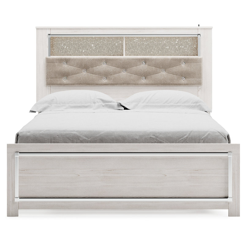 Altyra Queen Panel Bookcase Bed