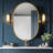 Metal Oval Wall Mirrors with Tilted Frame-1577613024-1577613038