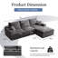 "110" L-Shaped Sectional Sofa-1812312561