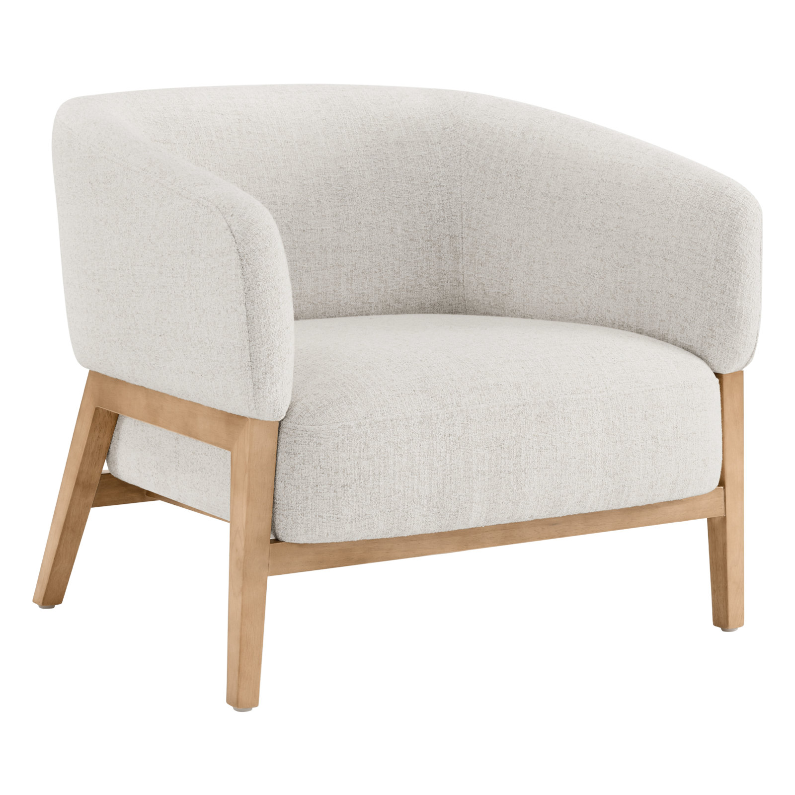 Upholstered Accent Chair,  Nathan Wheat