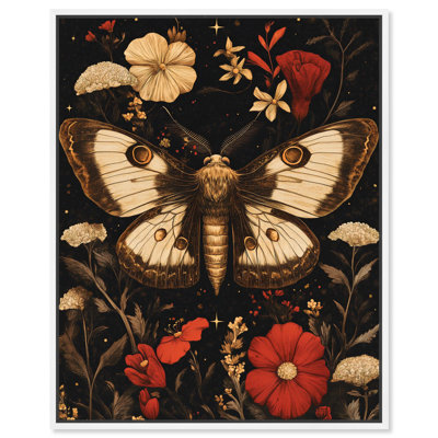 «Flying Moth», reproduction d'art sur toile par Art Remedy
