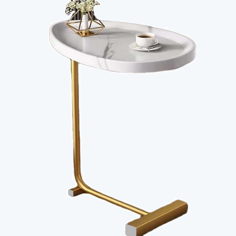 C-shaped Side Table, C Shaped End Table, Side Table for Couch and Bed, Small Side Table
