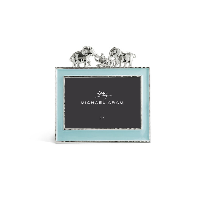 Elephant Frame 4x6, Blue