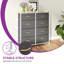 Syere Metal 85.6cm W 8 - Drawer Chest of Drawers