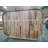 Outdoor Square Barrel Sauna Room for 6-8 Person, 8KW Harvia Heater with WiFi Control, Red Cedar Wood Cabin, 8mm Mirror Glass Door & LED Backrest Lighting, Asphalt Shingles Roof, 220V, Full View