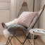 Ensemble de 2 coussins décoratifs sarcelle à motif de losanges carrés taille complète 18 po x 18 po-128394012-128394015