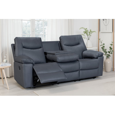 Blinera Faux Leather Reclining Sofa