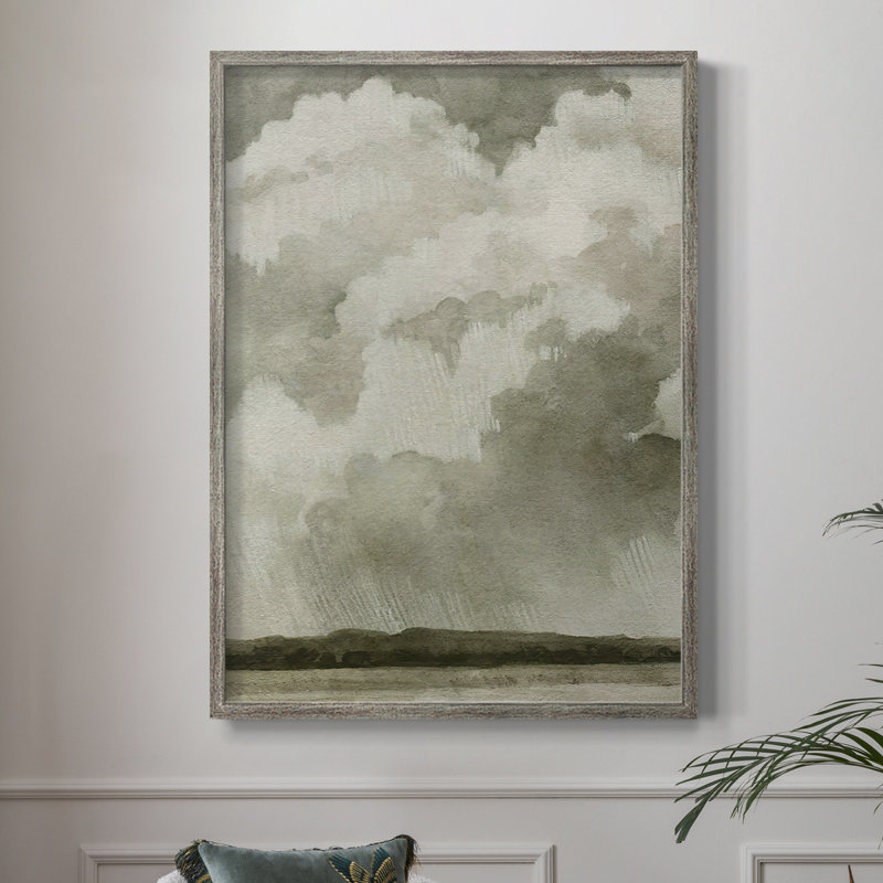 «Big Dark Sky I», reproduction encadrée - bois massif, H 11 po x l 9 po