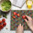 Ambesonne Toucan Cutting Board Large Size Tropical Birds Rainforest Dark Salmon Multicolor