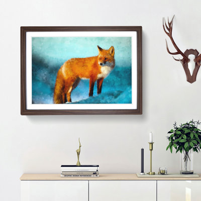 The Red Fox - Picture Frame Painting Print
