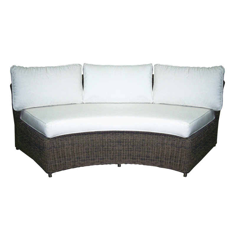 Hobbs 84.65'' Powder Coated Aluminum Outdoor Patio Sectional