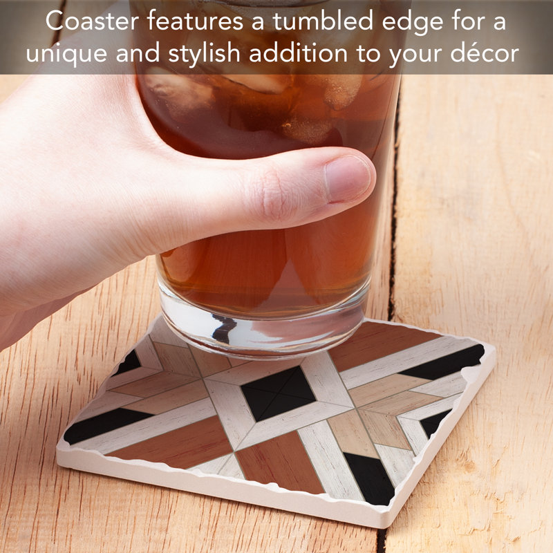 Stoneware Square 1 Piece Coaster
