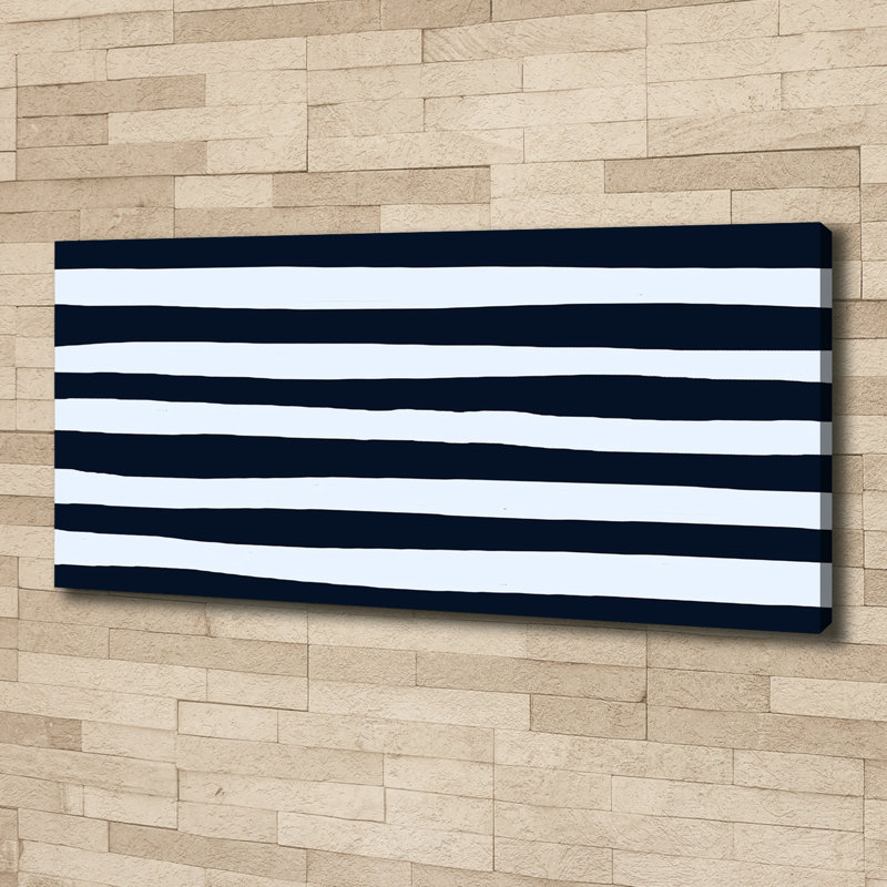 Striped Background - Wrapped Canvas Print