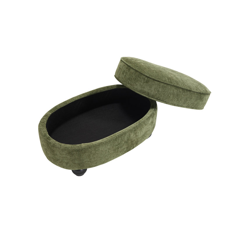 Canapé surdimensionné de 40 po en chenille surdimensionné moderne et canapé de 28 po de large avec repose-pieds, Repose-pieds