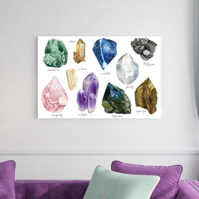 «Heal Crystals III» par Grace Popp - impression sur toile tendue