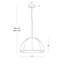 Stevie Vellum Pendant Small-1084936533