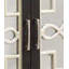 Armoire console au fini noir antique