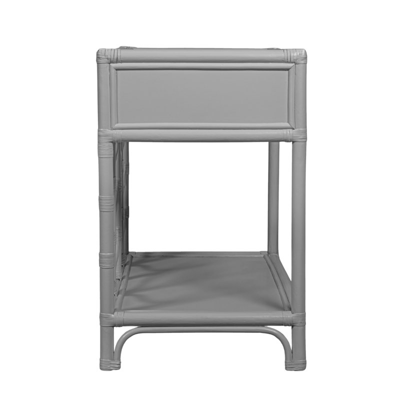 Ivy 1 - Drawer Nightstand, Light Gray
