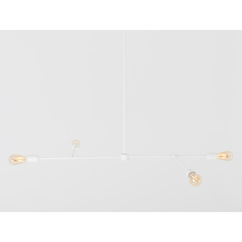 Triso 4 - Light Unique/Statement Pendant, White