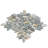 Picturesque Flower 11.81 in. x 11.81 in. Natural Stone Floor and Wall Mosaic Tile (0.97 Sq. Ft. / Each)-92210235