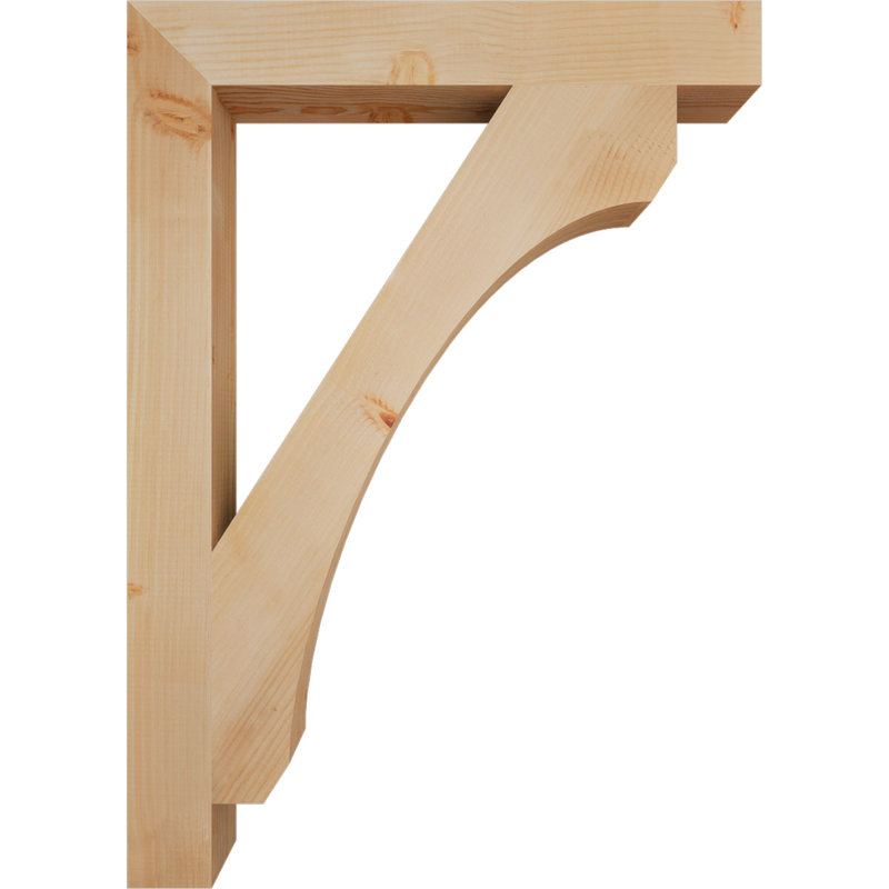 Support en bois rustique Legacy Block, Sapin de Douglas, Lisse, H 42 po x l 3,5 po x P 30 po