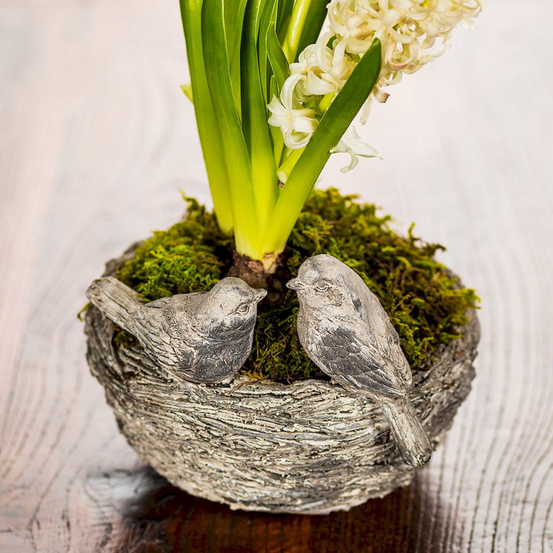 Pot à fleurs en résine Okane