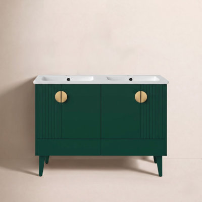 Ensemble de meuble-lavabo double 47 po Saimah