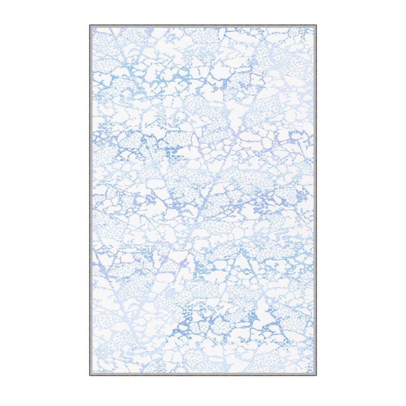 Luxueux tapis imprimé en 3D, 5,9 x 9,2 pieds | 100% polyester, velours de 0,3 po de hauteur, 650 g / m² | Antibactérien et antidérapant dessous, lavable à la machine pour un entretien facile | Parfait pour le salon, la chambre à coucher ou le bureau