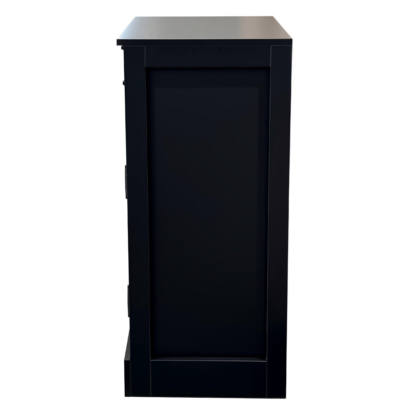 Armoire de bar à vin 24 pièces modulaire de couleur noire