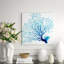 Blue Seafan Coral I Print by Sofia Fox-26931134-26931130