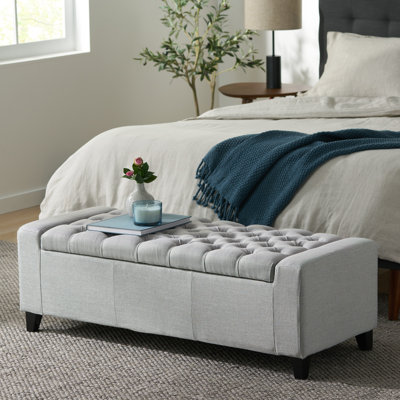 Bedroom Bench Entryway Bench Bedroom Storage Bench Upholstered Storage Bench
