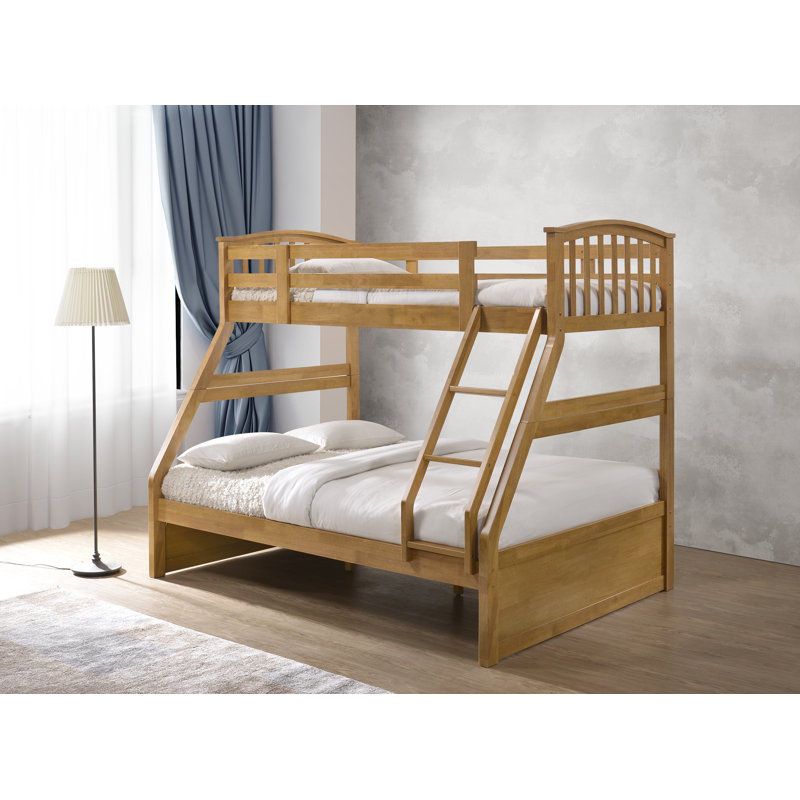 Elula Single (3') 2 Drawer Standard Bunk Bed, Oak