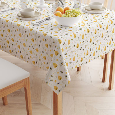 Table Runner, 100% Cotton, 16X108", Bees & Bee Hives