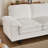 Elanora 122"W Spacious Sectional Sofa With Dual-Layer Cushions & Ottomans-111914591