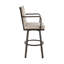 Cemalettin 45'' Aluminum Outdoor Bar Stool with Cushion-35688836-35688835-62683121