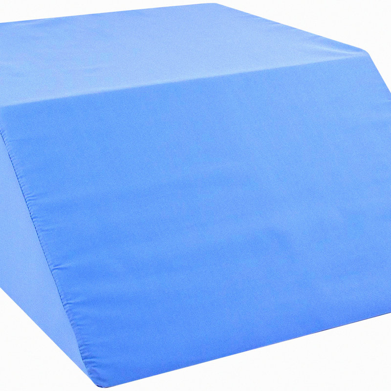 ElevateEase Leg Support Pillow - Orthopedic Foam Wedge for Improved Circulation, Back Pain Relief, Post-Surgery Recovery - Blue 8"