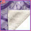 Couvertures mauves à motif géométrique-124168145