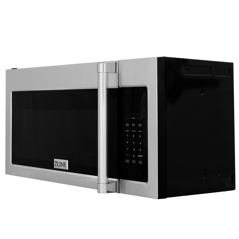 ZLINE 30 in. Over-The-Range Convection Microwave Oven in Steel with Traditional Handle, Stainless Steel