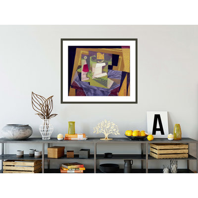 Composition on a Table by Juan Gris -Framed Giclee Print