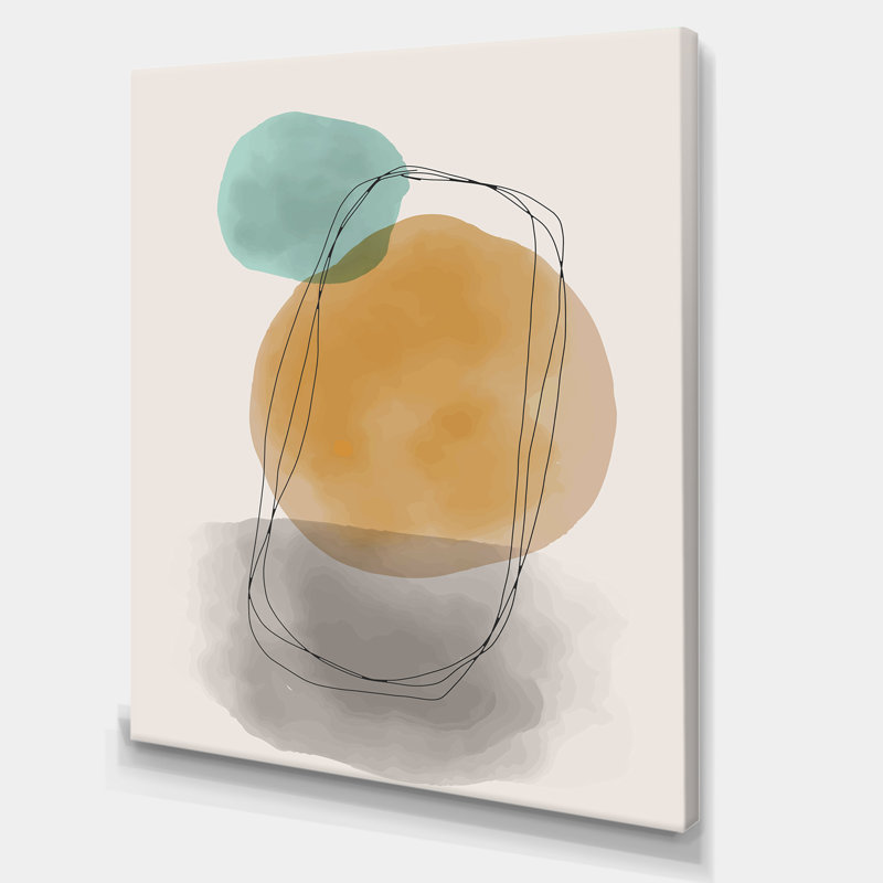 «Minimal Elementary Organic and Geometric Compostions XX XXIV», reproduction sur toile tendue, H 46 po x l 36 po x P 1,5 po