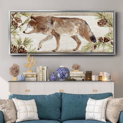 «Rustic Barnwood Animals Collection D», toile encadrée