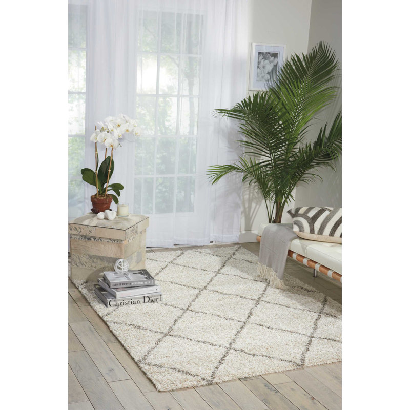 Yaresly Geometric Indoor Rug, Rectangle 8'2" x 10'