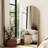  Arched Full-Length Floor Mirror with Aluminum Alloy Frame, Shatter-Resistant Glass, Freestanding or Wall Mounted-1114336363-1114336375