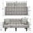 Caidin Upholstered 72.5'' Sleeper Sofa-1953357395