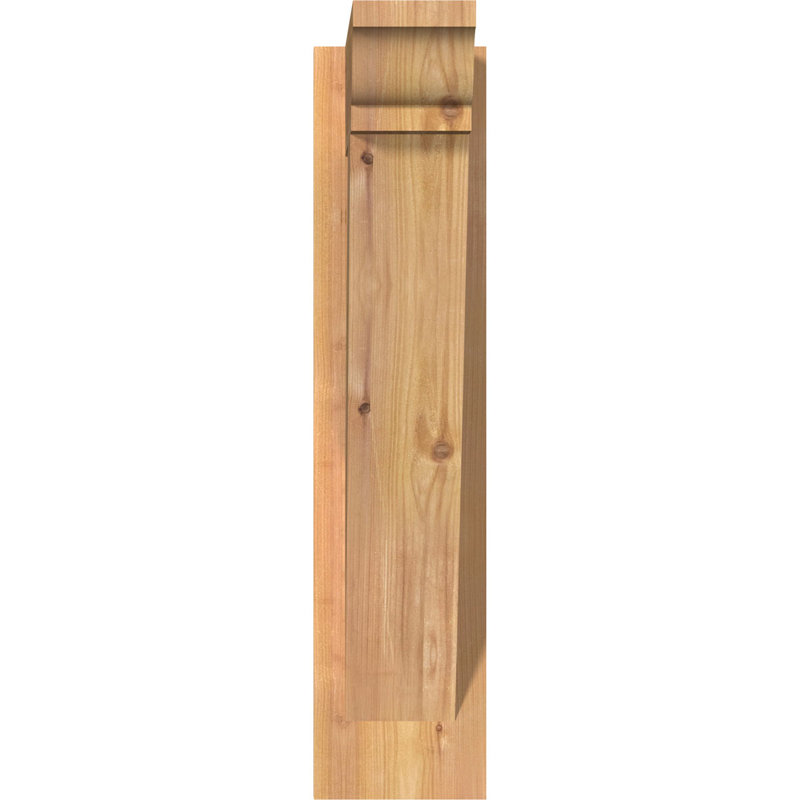 Persienne traditionnelle en bois rustique, Cèdre rouge de l'Ouest l 5 1/2 po (lisse), P 30 po x H 36 po