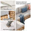 Ensemble de conversation modulaire d'extérieur en osier 7 pièces, canapé modulaire de patio avec coussins beiges épais résistants à l'eau et table basse pour porche de jardin-128816743